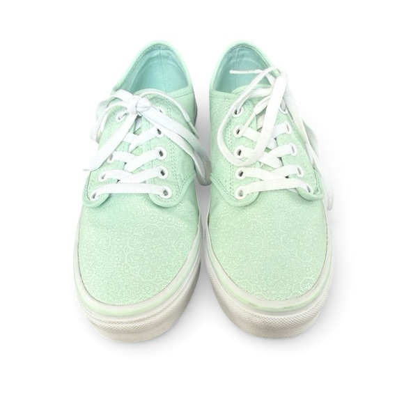 Vans Women's Sneakers in Soft Mint - Picture 7 of 7
